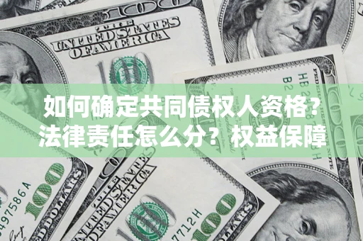 北京如何确定共同债权人资格？法律责任怎么分？权益保障技巧揭秘！