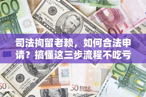 北京司法拘留老赖，如何合法申请？搞懂这三步流程不吃亏！