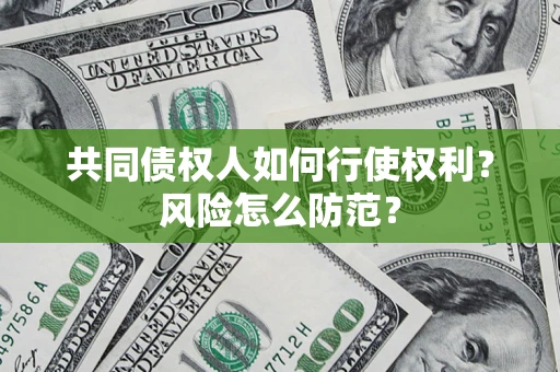 北京共同债权人如何行使权利？风险怎么防范？
