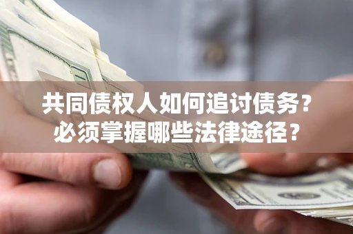 北京共同债权人如何追讨债务？必须掌握哪些法律途径？