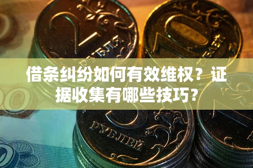 北京借条纠纷如何有效维权？证据收集有哪些技巧？