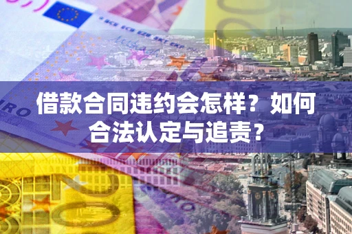 北京借款合同违约会怎样？如何合法认定与追责？